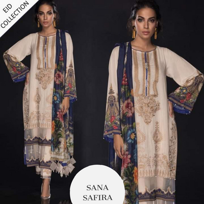 Lawn High Quality 3 Piece Unstitched Dress SS-099