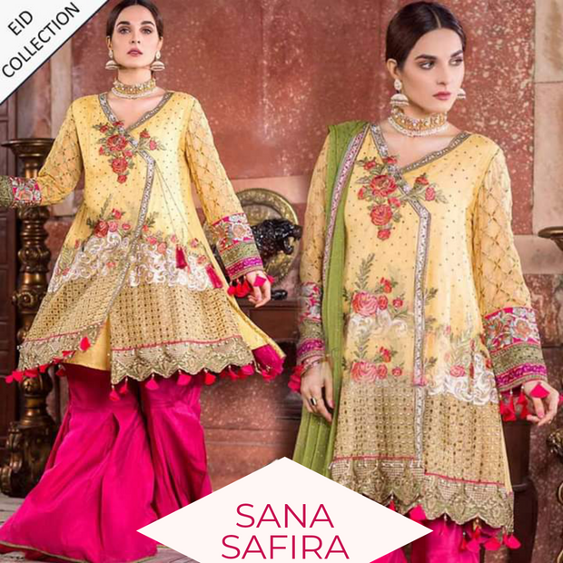 Lawn High Quality 3 Piece Unstitched Dress SS-006